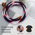 thumbnail image 4 of Women Braided Woven Elastic Stretch Belt Men Web Casual Belt for Pants Jeans, 4 of 7