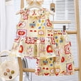 thumbnail image 2 of KPOPLK Girls 2 Piece Summer Outfit Sleeveless Dress Tank Top and Shorts Set, Toddler Little Girls Beach Clothes(4-5 Years,Yellow), 2 of 9