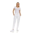 thumbnail image 6 of BILLIONHATS 24 Pack of Wholesale Womens Jogger Sweatpants, Bulk Comfy Fleece-Lined Joggers with Ribbed Cuffs for Charities & Homeless Shelter Donations, Color White, Size Medium, 6 of 7