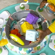 Bright Starts Bounce Bounce Baby 2-in-1 Activity Center Jumper & Table, Playful Pond, Green, Ages 6 Months and Up