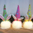 thumbnail image 2 of Conejo Hechos A Mano, Muñeco Sin Rostro De Conejito De Pascua Con Luz, Muñeco Enano De Peluche De Pascua, Figurita Coleccionable, Regalo, Juguetes Para Niños Moyic HA047019-01, 2 of 6