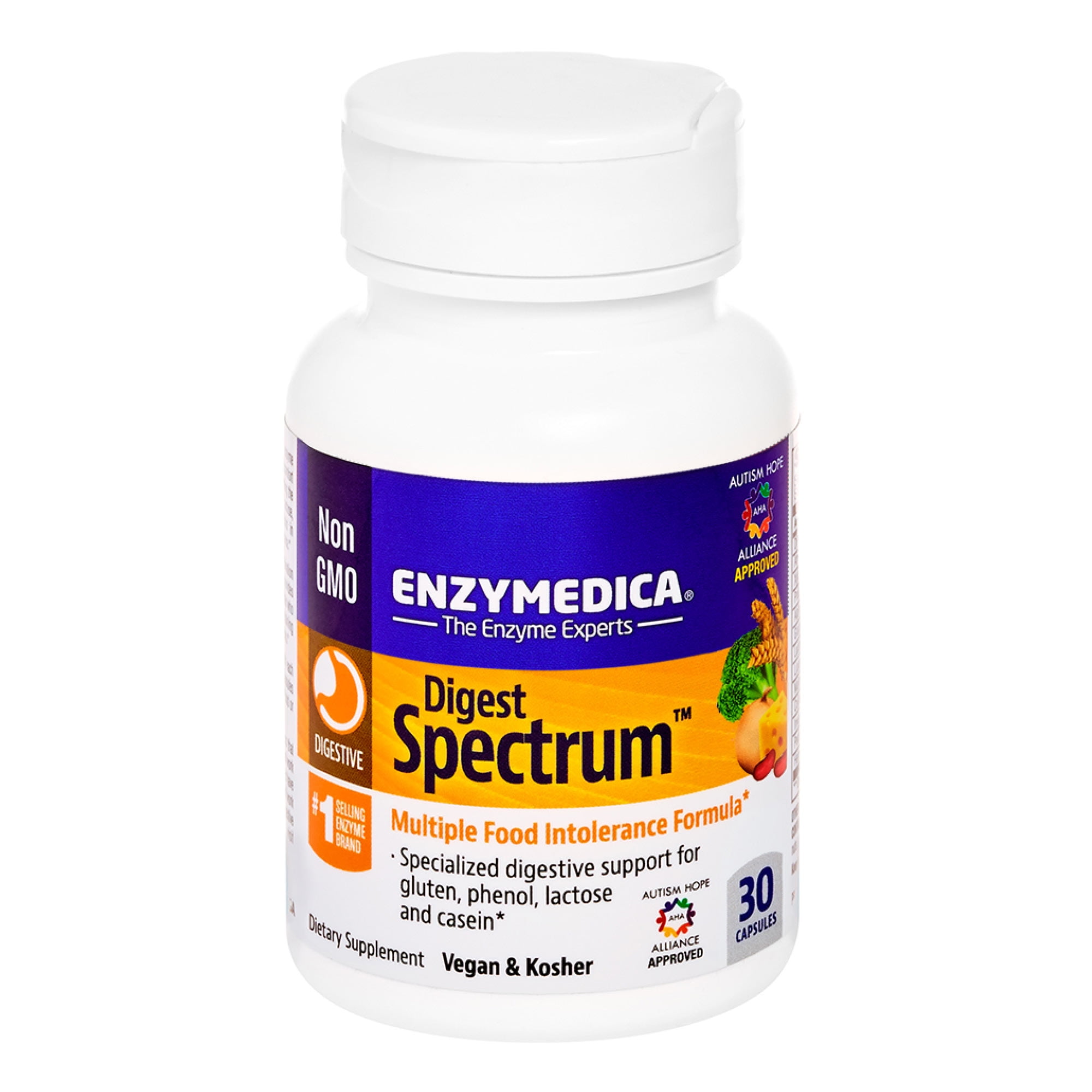 Enzymedica, Digest Spectrum, Dietary Supplement to Support Digestive