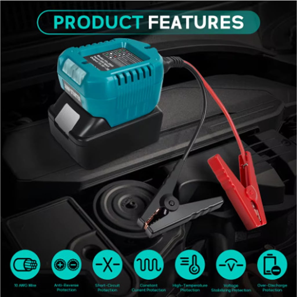 Professional Jump Starting Cable Wire Jumper Starting Clamp Automotive Boosting