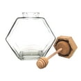 thumbnail image 4 of Gadgets de Tarro de de Vidrio con de Varilla Agitadora de Madera para , 380ml perfecl Tarro de mermelada, 4 of 8