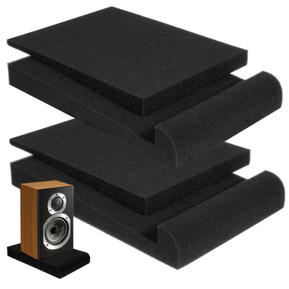 HOMEMAXS  2 Pcs Anti Vibration Pads Speaker Acoustic Foam Multi Soundproofing