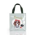thumbnail image 1 of Bolso de mano de gelatina de estilo Simple para mujer, bolsa de compras de flores ecológica, reutilizable, impermeable, de PVC xuanjing unisex, 1 of 2