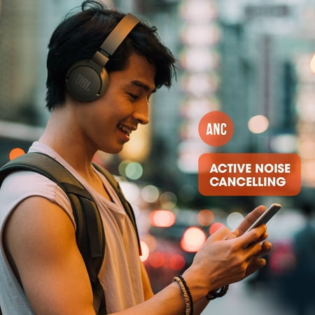 JBL - Tune 660NC On-Ear Noise Cancelling Wireless Headphones - Black