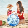 thumbnail image 2 of 6 uds 23,6 pulgadas Jumbo lentejuelas pelota de playa piscina juguetes bolas brillos inflable pelota de playa transparente piscina agua playa juguetes al aire libre, 2 of 5