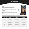 thumbnail image 6 of Fotbe Red And White Flame Fox Womens Loose Fit Casual Flowy Slim-Fit Tank Tops Athletic Round Neck Trendy Sleeveless Summer Tops for Gym and Yoga-X-Large, 6 of 7