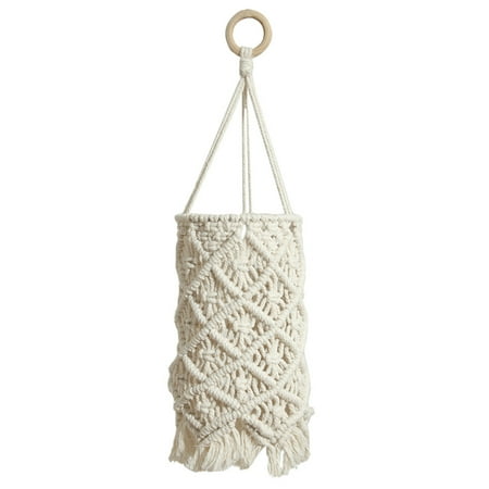 

1Pc Hand-woven Ceiling Lamp Decor Indoor Bohemian Style Hanging Light Cover