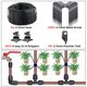 thumbnail image 1 of Bend Arrow Drip Irrigation Watering System Kit 2L 4L 8L/H Dropper 3/5mm Hose 4-Way 2-Way Connector Garden Pot for Greenhouse He Qiyong unisex, 1 of 2