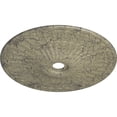 thumbnail image 3 of 36 5/8"OD x 3 5/8"ID x 2 3/8"P Galveston Ceiling Medallion (Fits Canopies up to 4 3/4"), Hand-Painted Castle Stone Crackle, 3 of 6