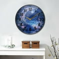 thumbnail image 2 of Yayeee Wall Clock Battery Operated 11.9" Silent Quartz Non-Ticking for Living Room Decor, Crystal Ball, 2 of 8
