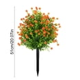 thumbnail image 3 of Árbol Artificial Realista de 50 Cm (20 Pulgadas) para Colocar En El Suelo, Ideal para Decoración de Jardines Exteriores. Estaca de Plástico Realista para Céspedes, Caminos y Paisajismo, Perfecta para, 3 of 6