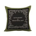 thumbnail image 1 of Fiudx Funda de Almohada con Estampado de Hojas, Juego de Fundas de Cojín de Algodón, Decoración para Sofá Cama, Suave y Duradera, para Uso En Interiores y Exteriores, Regalo para Familiares y Amigos., 1 of 5