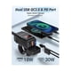 thumbnail image 4 of Cargador de teléfono para motocicleta, tipo dual USB C Pd y cargador USB para motocicleta de carga rápida 3.0 con Voltmet, 4 of 5