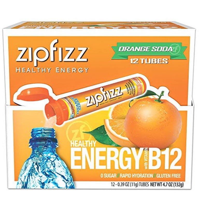 Zipfizz Energy Drink Mix, Electrolyte Hydration Powder with B12