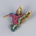 thumbnail image 2 of Minnieouse 5 uds conjunto de broches para mujer búho abeja libélula pavo real colibrí broche de cristal colorido broche de cristal para decoración de Ropa, zapatos y accesorios Miscelánea Minnieouse AP005558-00, 2 of 6