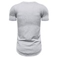 thumbnail image 2 of Camiseta de hombre lisa de manga corta y corte slim, 2 of 2