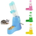 thumbnail image 1 of Meidiya 80/120ml Hamster Rabbit Water Bottles 2 in 1 Free Standing Bottle with Stand and Food Bowl Cage Hanging Water Dispenser Suitable for Hamsters Bunny and Other Small Pets Rodents, 1 of 8
