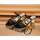 thumbnail image 5 of Sandalias Mujer Tacones Dorados Calzado Mujer Plataforma, 5 of 7