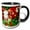 Black/White, variant on 3drose, Dairy Cow in the Strawberry Patch, 11oz Magic Transforming Mug