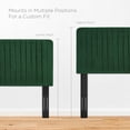 thumbnail image 4 of Tufted Headboard, Twin Size, Velvet, Green, Modern Contemporary Urban Design, Bedroom Master Guest Suite, 4 of 10