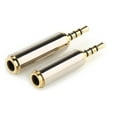 thumbnail image 6 of 5 Pcs 2.5mm Male to 3.5mm Female Audio Adapter Converter Headphone Earphone Headset Jack, 6 of 7