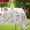 ZP-Flower Pink, variant on Spring Summer Floral Tablecloth with Umbrella Hole Rectangle 52 x 70 Inch Blooming Flower Watercolor Zippered Table Cloth, Washable Fabric Table Cover for Dining, Party, Picnic, Outdoor, Pink