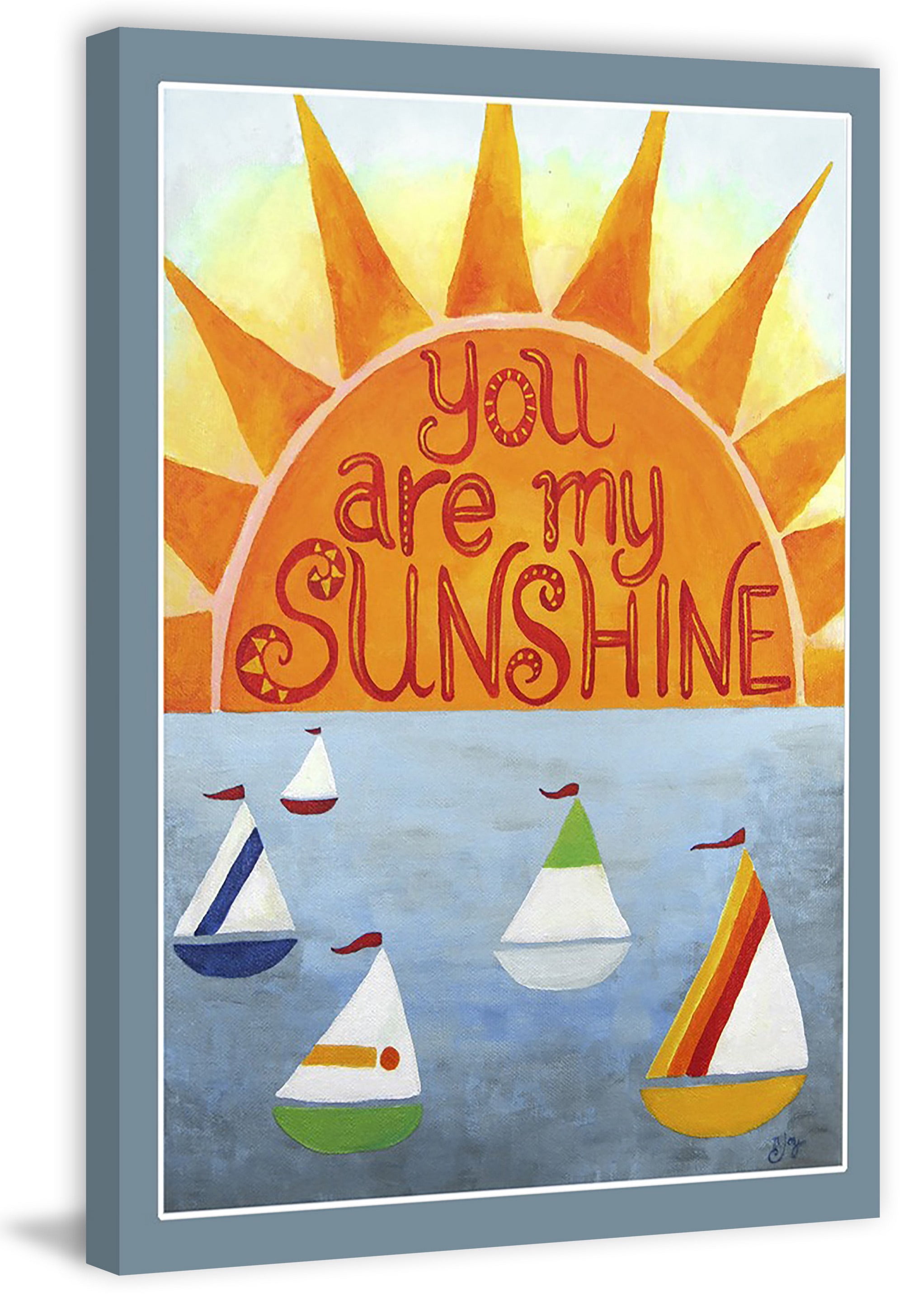 Marmont Hill Sunshine Sailboats II by Nicola Joyner Canvas Wall Art