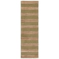 thumbnail image 4 of SAFAVIEH Natural Fiber Wenonah Striped Area Rug, Green/Natural, 6' x 9', 4 of 7