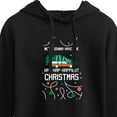 thumbnail image 3 of National Lampoon's Christmas Vacation - Hap-Hap-Happiest - Juniors Cropped Pullover Hoodie, 3 of 5