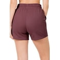 thumbnail image 5 of Niobe Clothing Womens French Terry High Waist Cotton Shorts, 5 of 6