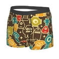 thumbnail image 2 of Bingfone Robot and Monsters Men's Underwear - Casual Stretch Boxer Briefs-Large, 2 of 9