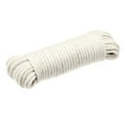thumbnail image 2 of Woeilo Natural Cotton Braided Rope, All-Purpose, Clothesline, 3/16 Inch x 50 Foot (4.5mm x 15m), Off White Off White 3/16\, 2 of 5