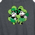 thumbnail image 3 of Disney - Mickey Minnie Shamrock - Women's Racerback Tank Top, 3 of 5