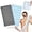 Gray+blue, variant on 2-Pack Exfoliating Shower Towel, 39.3*10.2In Back and Body Scrubbers, Quick-Drying Eco-Friendly Washcloth for Gentle Exfoliation on Sensitive Skin