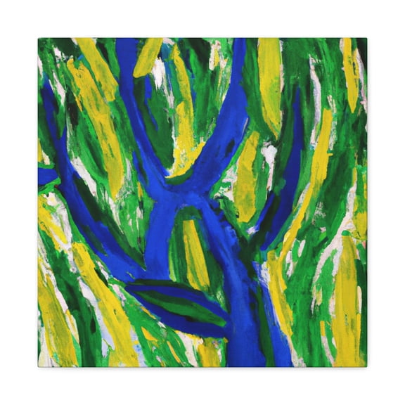 Willow Tree in Moonlight - Canvas