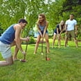 thumbnail image 5 of Franklin Sports Croquet Set - Includes 6 Croquet Wood Mallets, 6 All Weather Balls, 2 Wood Stakes and 9 Metal Wickets - Classic Family Outdoor Game - Family Set, 5 of 8