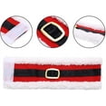 thumbnail image 2 of Dalrosia 8PCS Christmas Napkin Rings Holders Napkin Band with Santa Belt Design for Party Dinner Table Decoration, 2 of 6