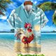 thumbnail image 3 of Camisas hawaianas para hombre 2024, estampados 3D, camisa de manga corta con gráfico de pollo de playa para verano, camisa unisex de moda estilo hawaiano, 3 of 5