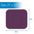 thumbnail image 2 of RMS Absorbent Washable Reusable Incontinence Chair Seat Protector Pads 21 in X 22 in (Ruby Red), 2 of 9