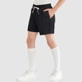thumbnail image 2 of Toddler Baby Boys Shorts with Drawstring Solid Boys Summer Cotton Shorts Pull On Active Jogger Shorts for Boys 1-15 Years Girls Basketball Shorts, 2 of 6