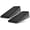 Black, variant on Strongest Home Stoppers For Bottom Of Door Heavy-Duty Metal Rubber Wedge, Large Non-Slip Door Stop That Holds Doors, Works on Wood, Tile & Carpet Floors + 2 White Wall Protectors | Chrome (2 PCS)