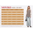 thumbnail image 7 of MOYIKO Color Block Long Sleeve Shirts for Women Crewneck Tunic Tops Casual Pullover Lightweight Sweaters Fall Outfits, 7 of 7
