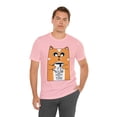 thumbnail image 6 of Unisex Jersey Short Sleeve T-Shirt It's Always Coffee Time Cat Holding Cup, 6 of 10
