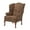 Coco Brown, variant on Pemberly Row Modern Cocoa Brown Fabric Wing Back Accent Chair