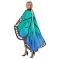 thumbnail image 2 of Châle Ailes de Papillon Cape Ailes Colorées Costume Cape pour Fête Halloween, 2 of 8