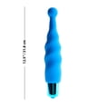 thumbnail image 3 of Classix Silicone Fun Vibe Bullet Vibrator, Blue, 3 of 3