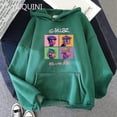 thumbnail image 2 of Sudadera con capucha Harajuku Gorillaz con estampado de dibujos animados para mujer, Jersey holgado bonito de manga larga, sudadera Harajuku, ropa básica Vintage negra, 2 of 4